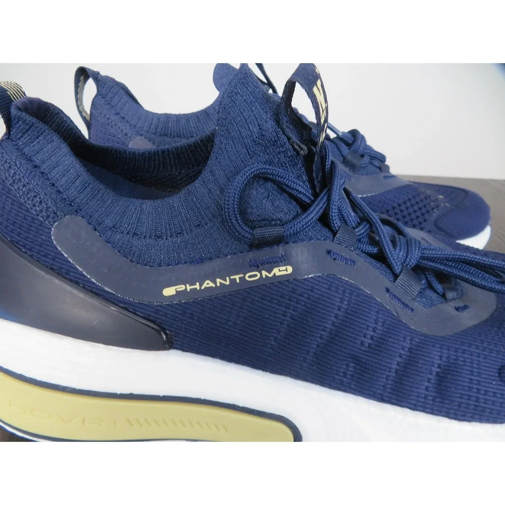 Navy Midshipmen Shoes Mens 8 Under Armour HOVR Phantom 4 Blue Team Issued